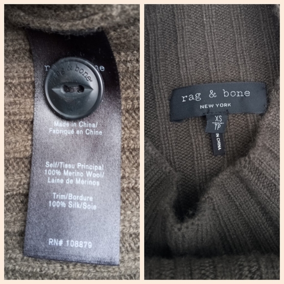 *free ship*  RAG & BONE, Sleeveless Sweater dress, "Dale" dress - Picture 4 of 7